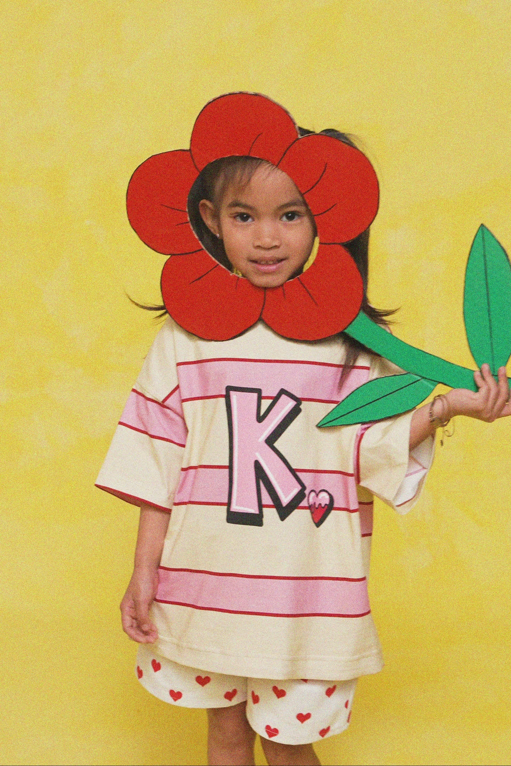 karavan clothing fashion spring summer 26 rookies collection pinky tee candy stripes