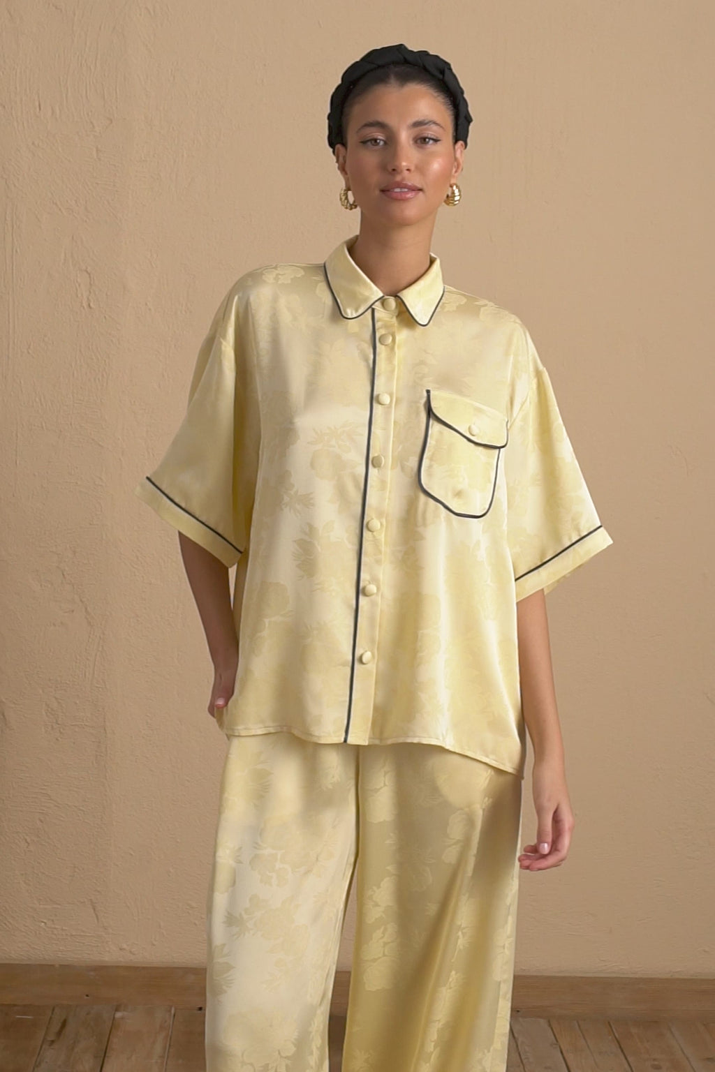 karavan clothing fashion spring summer 24 that moment ryan shirt lemon