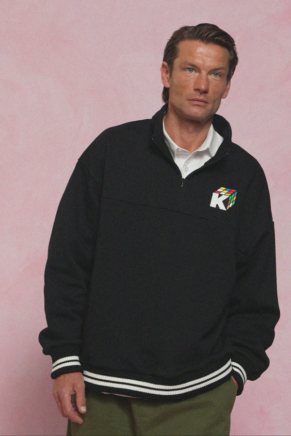 karavan men fall winter 26' collection victor sweater black