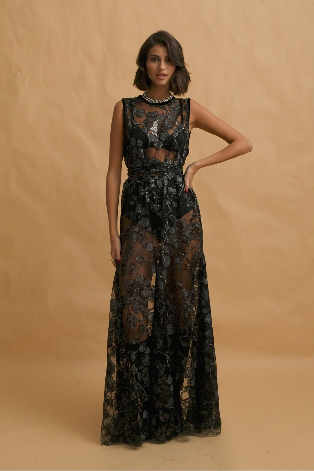 karavan clothing fashion fall winter 25 krvn homecoming collection roberta dress black