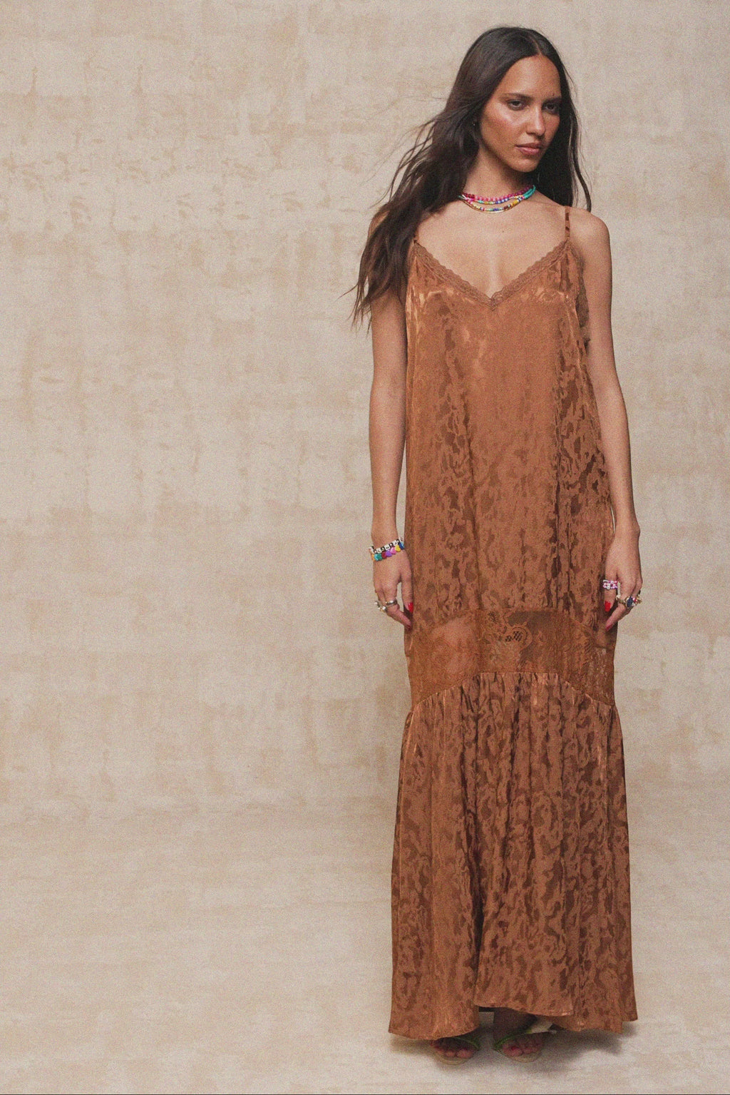 karavan clothing fashion krvn spring summer 26 nai collection annalise dress brown