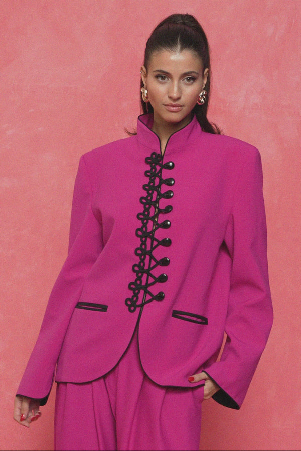 karavan fall winter 26' collection sayla blazer fuchsia