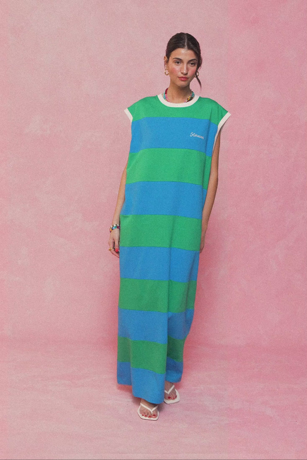 karavan clothing fashion spring summer 26 nai collection lillian dress mint blue