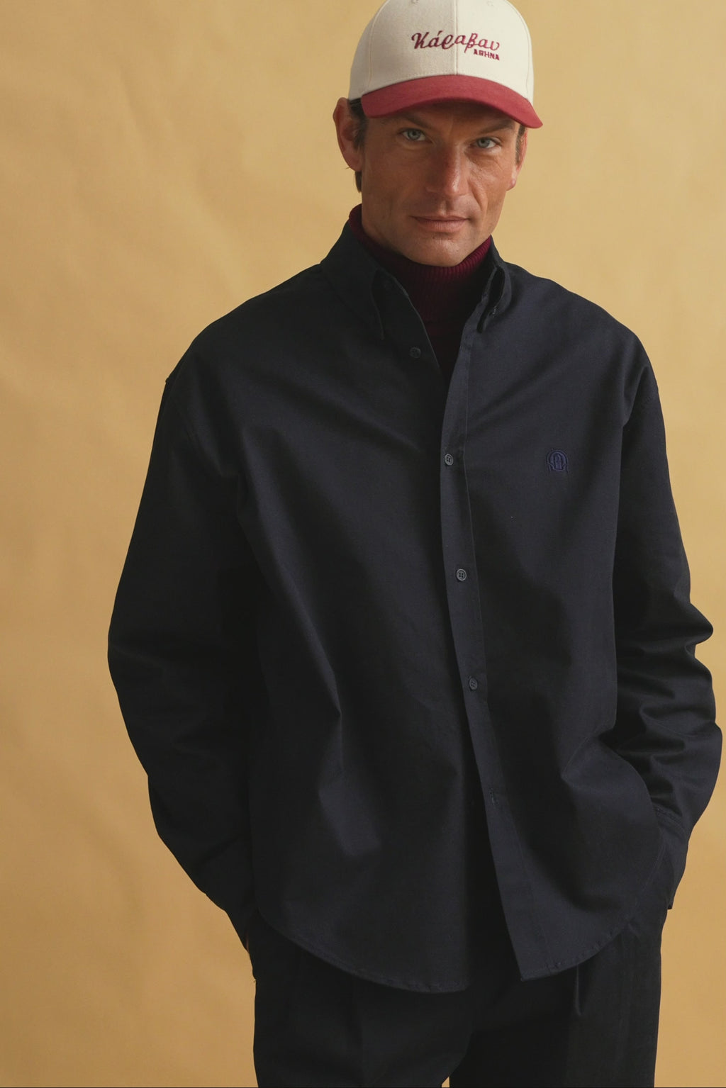 karavan clothing fashion fall winter 25 homecoming men collection bronko shirt blue