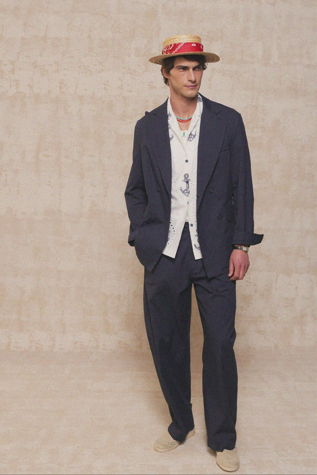 karavan clothing fashion spring summer 26 men nai collection lorenzo blazer blue