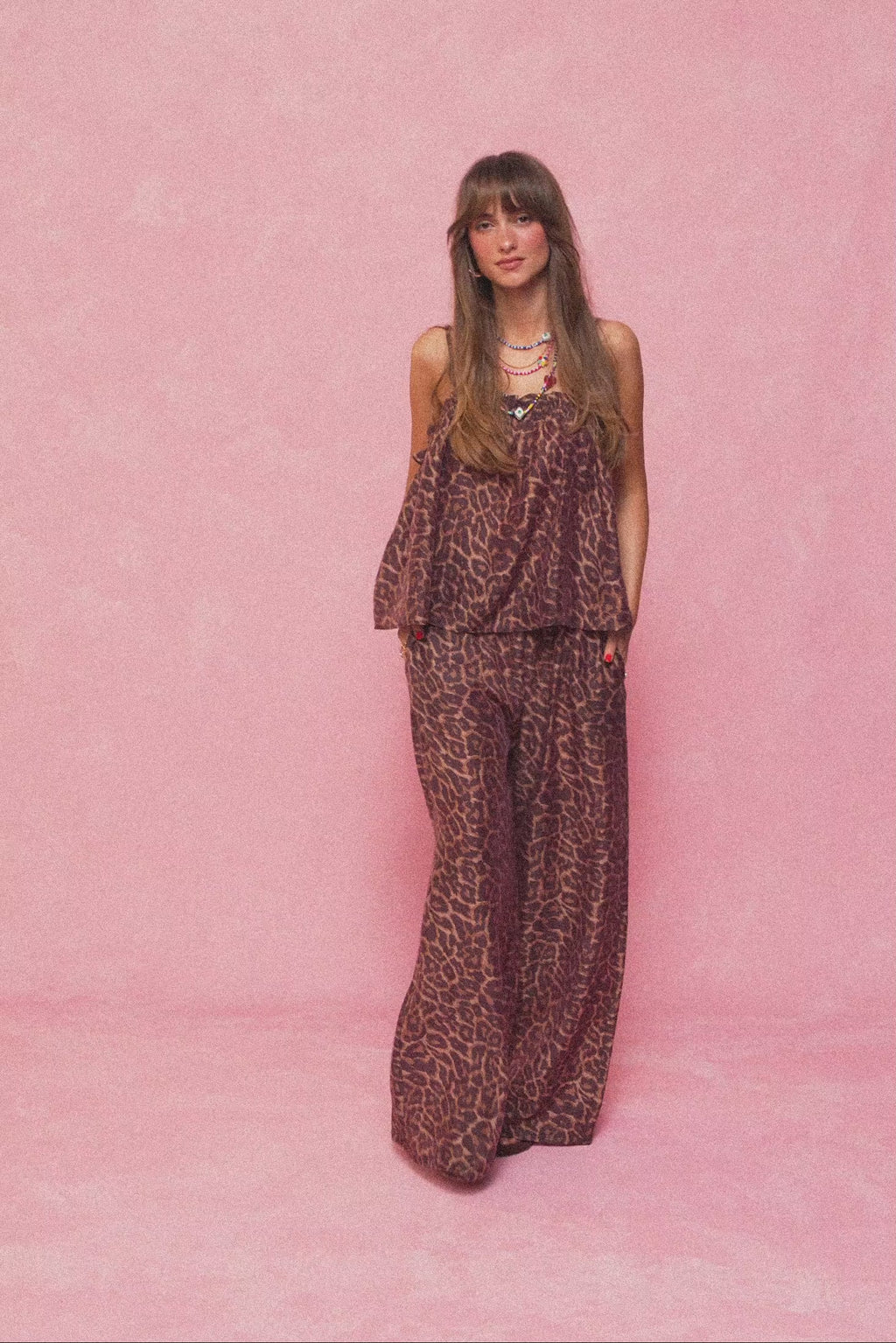 karavan clothing fashion spring summer 26 nai collection adriana trousers leopard