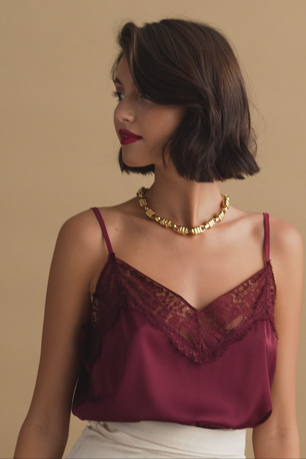 karavan clothing fashion KRVN well i did fall winter 24 25 aura top bordeaux