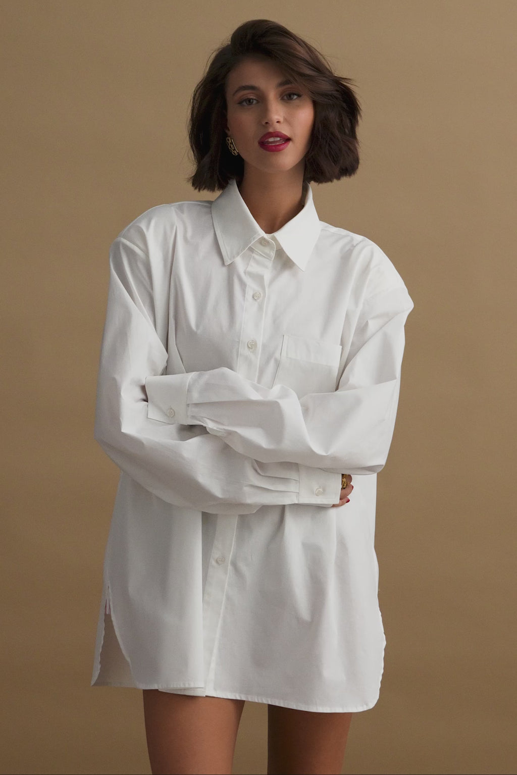 karavan clothing fashion KRVN well i did fall winter 24 25 julia shirt white
