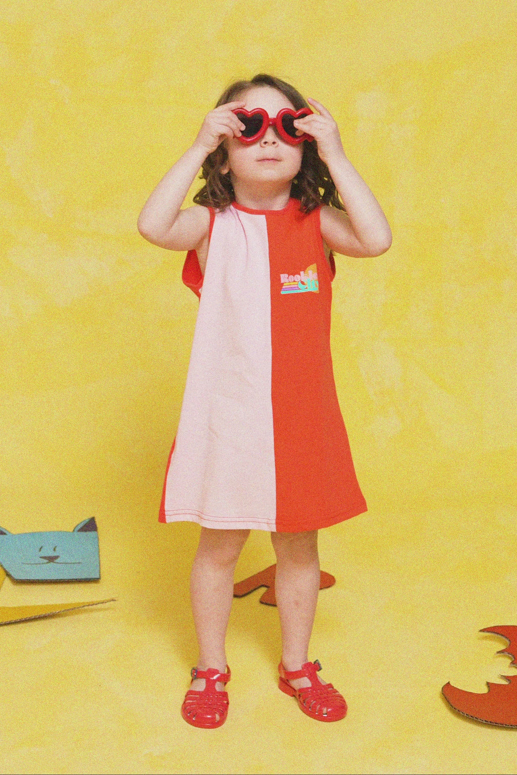karavan clothing fashion spring summer 26 rookies collection bunny dress candy pink tomato red