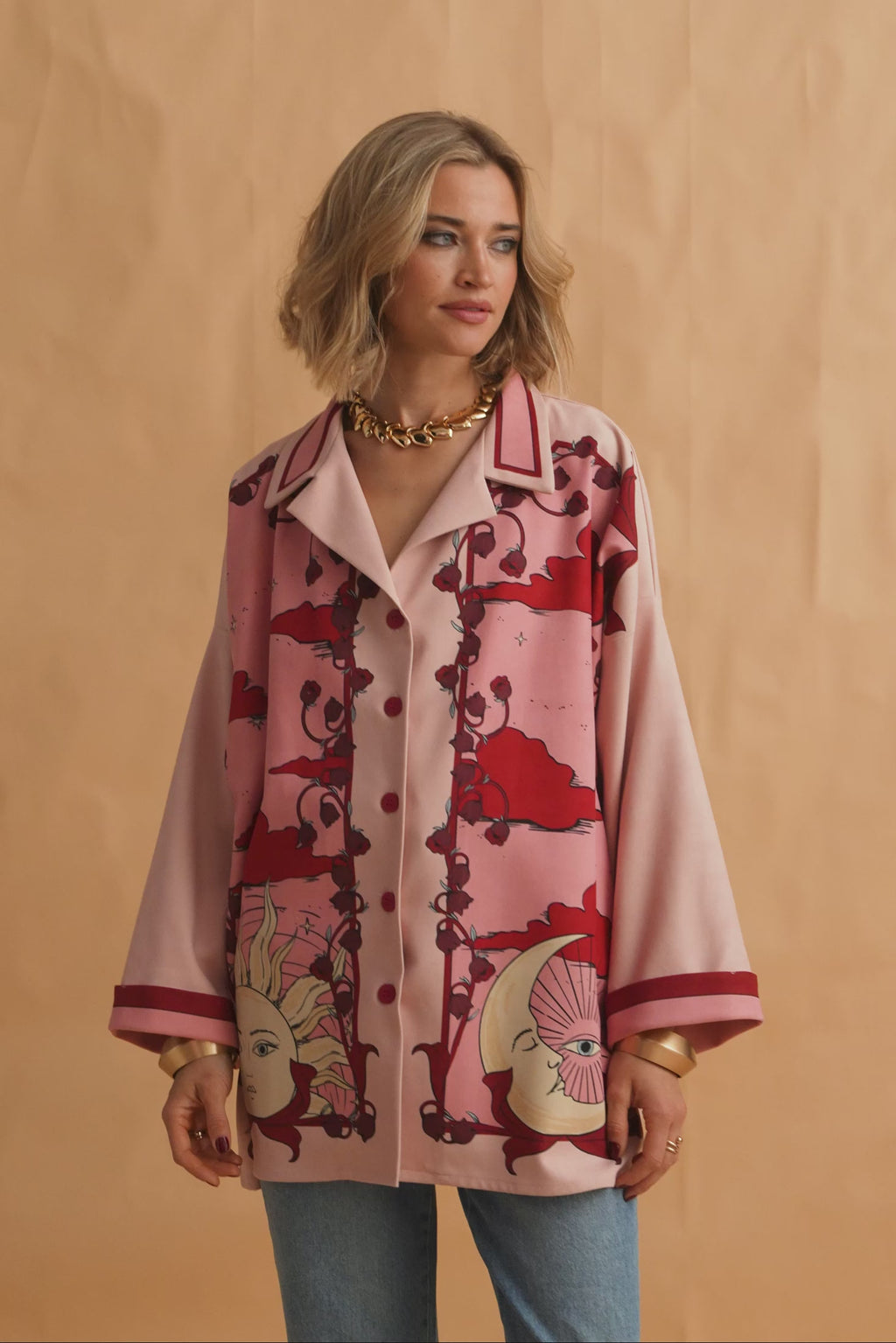 karavan clothing fashion fall winter 25 homecoming collection julie shirt sun & moon