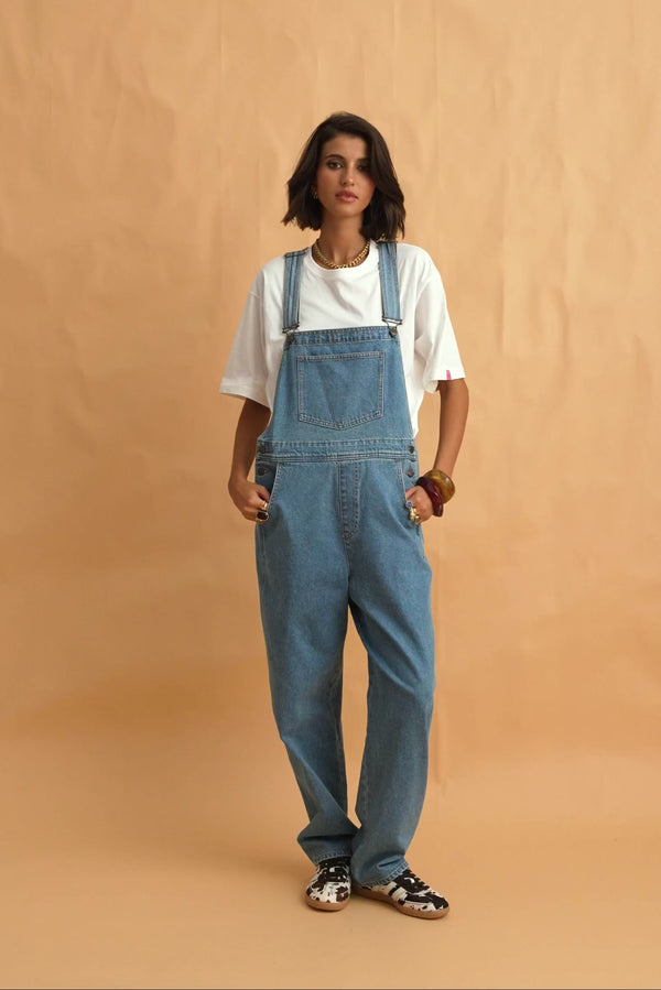 karavan clothing fashion fall winter 25 homecoming collection himari dungarees light denim