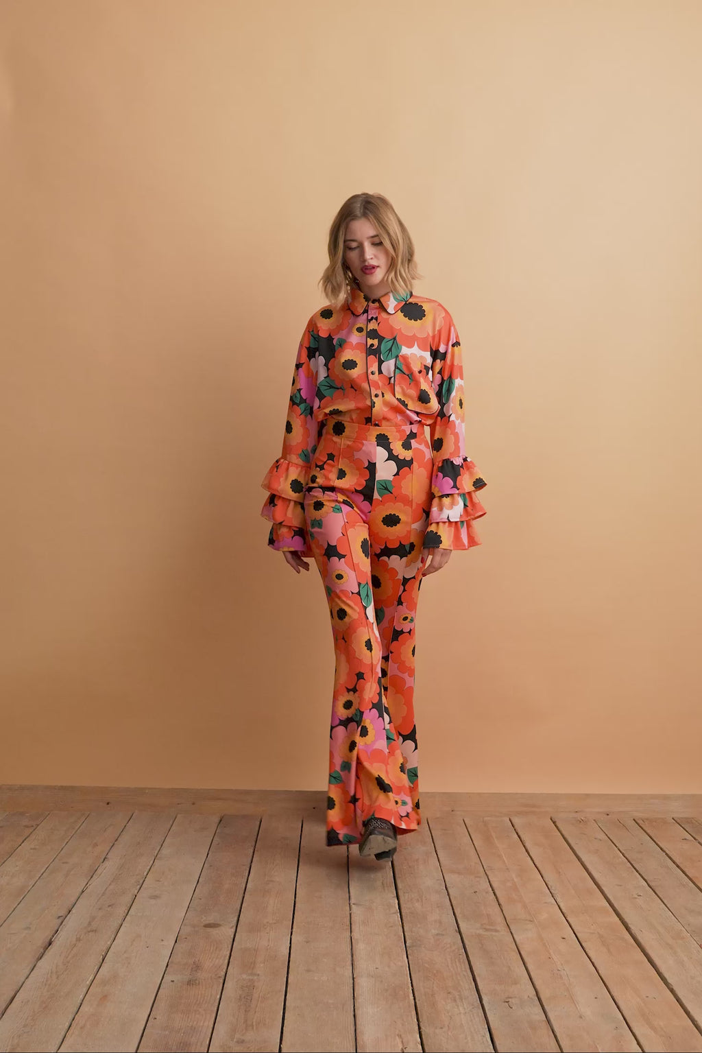 karavan clothing fashion well i did fall winter 24 25 denise trousers floral