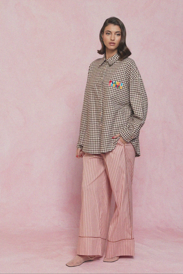 karavan loungewear planet fall winter 26' collection ultimo pants pink