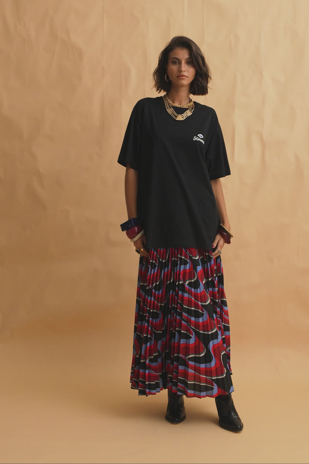 karavan clothing fashion fall winter 25 homecoming collection beverly skirt black