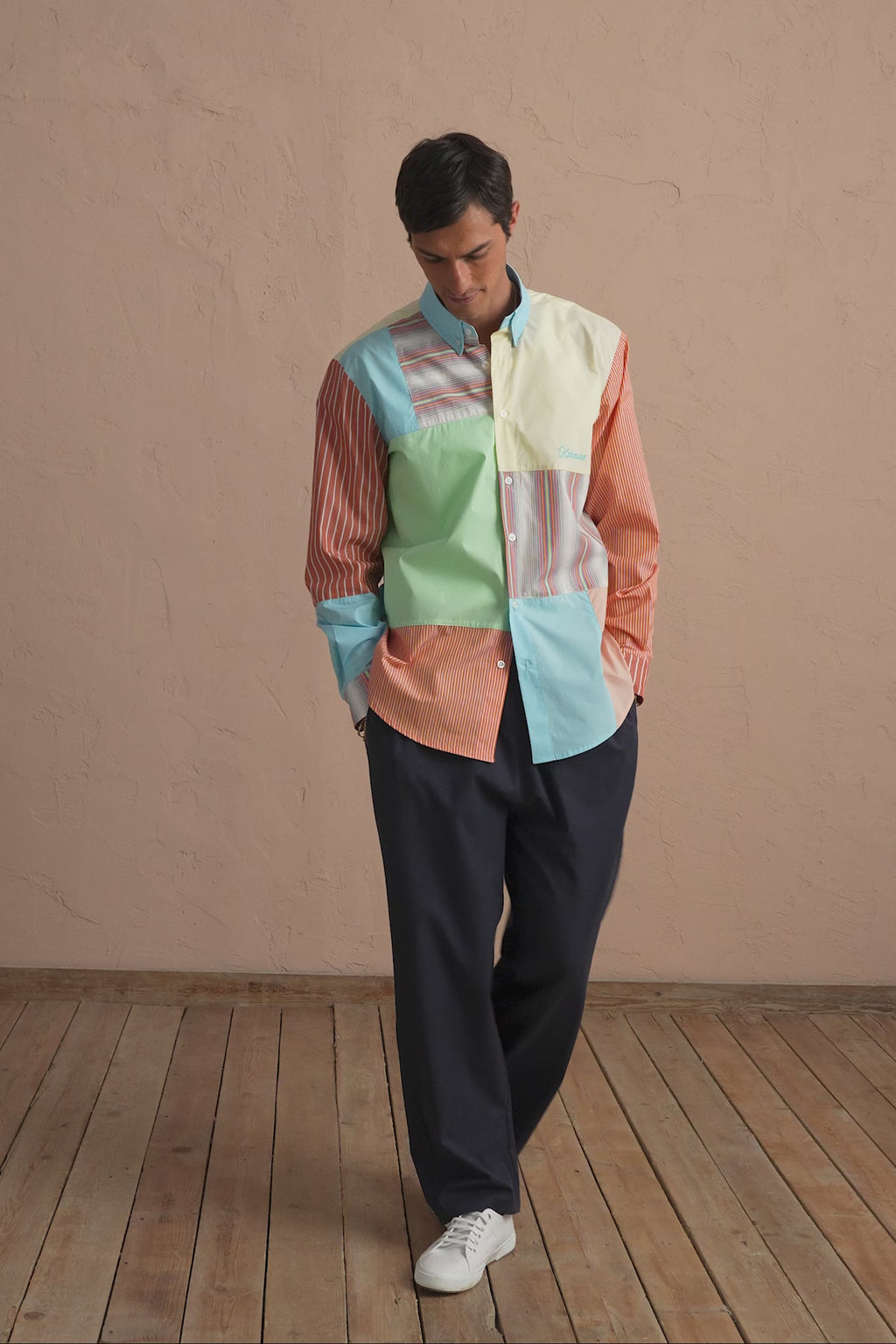 karavan clothing tosa kalokairia spring summer 25 men collection joshua shirt multicolor