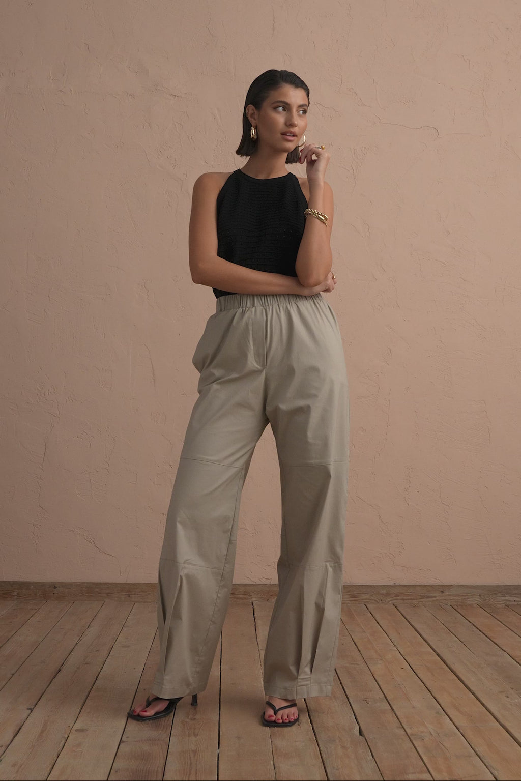 karavan clothing fashion spring summer 25 krvn blake trousers beige