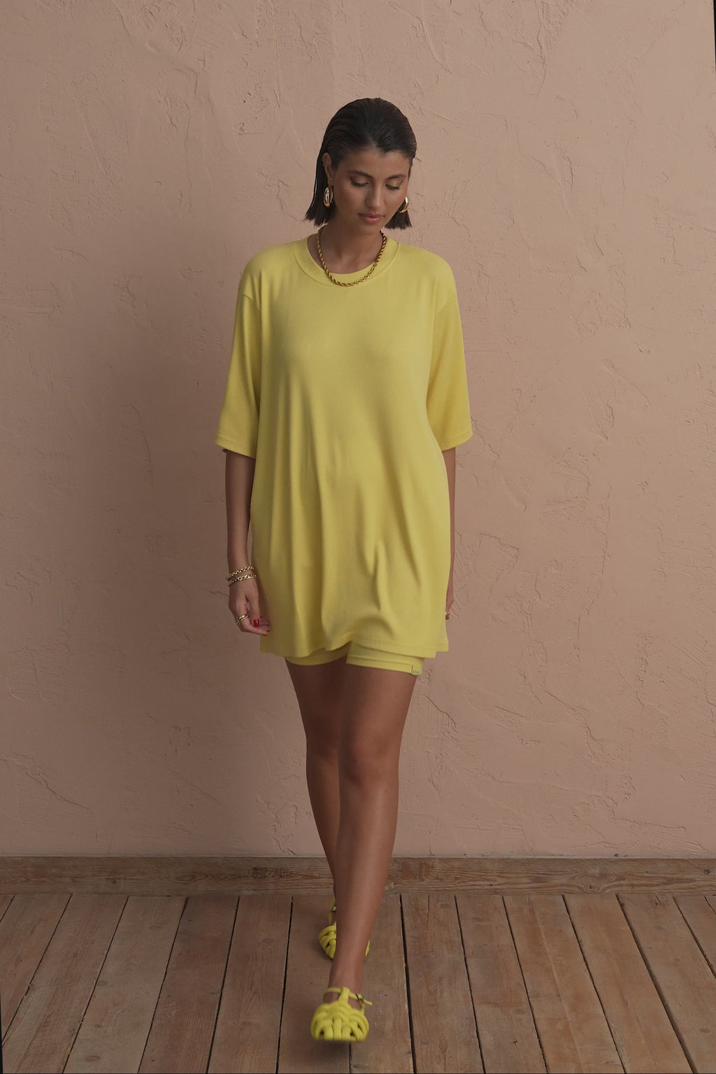 karavan clothing fashion spring summer 25 krvn banks tee yellow