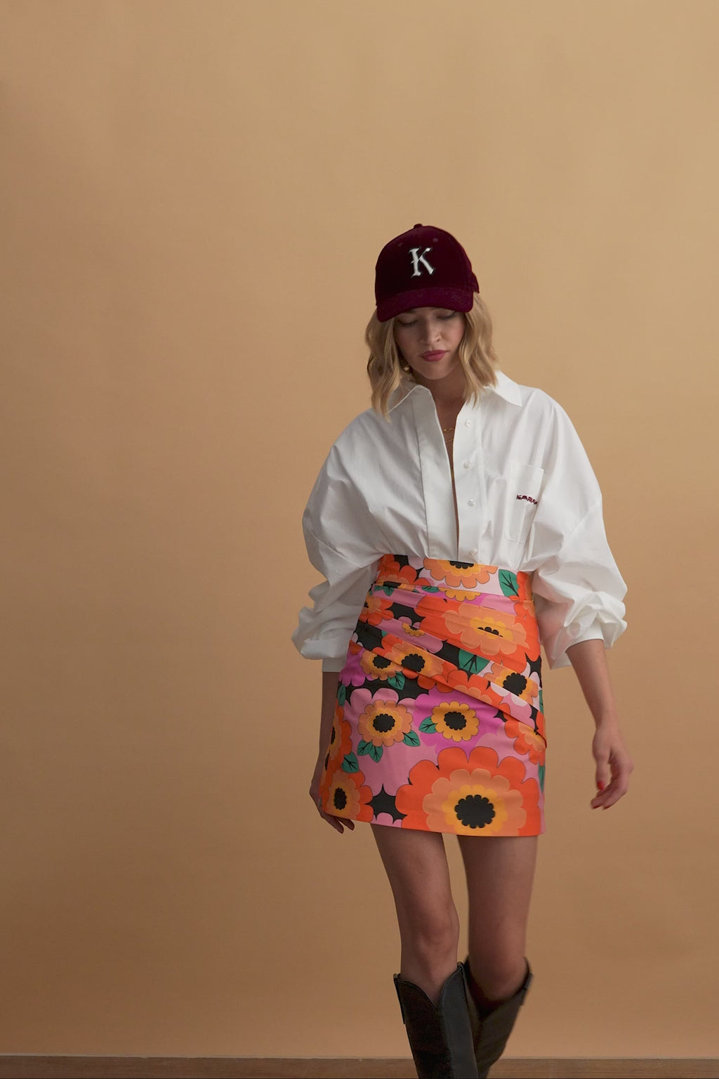 karavan clothing fashion well i did fall winter 24 25 gisela skirt daisies