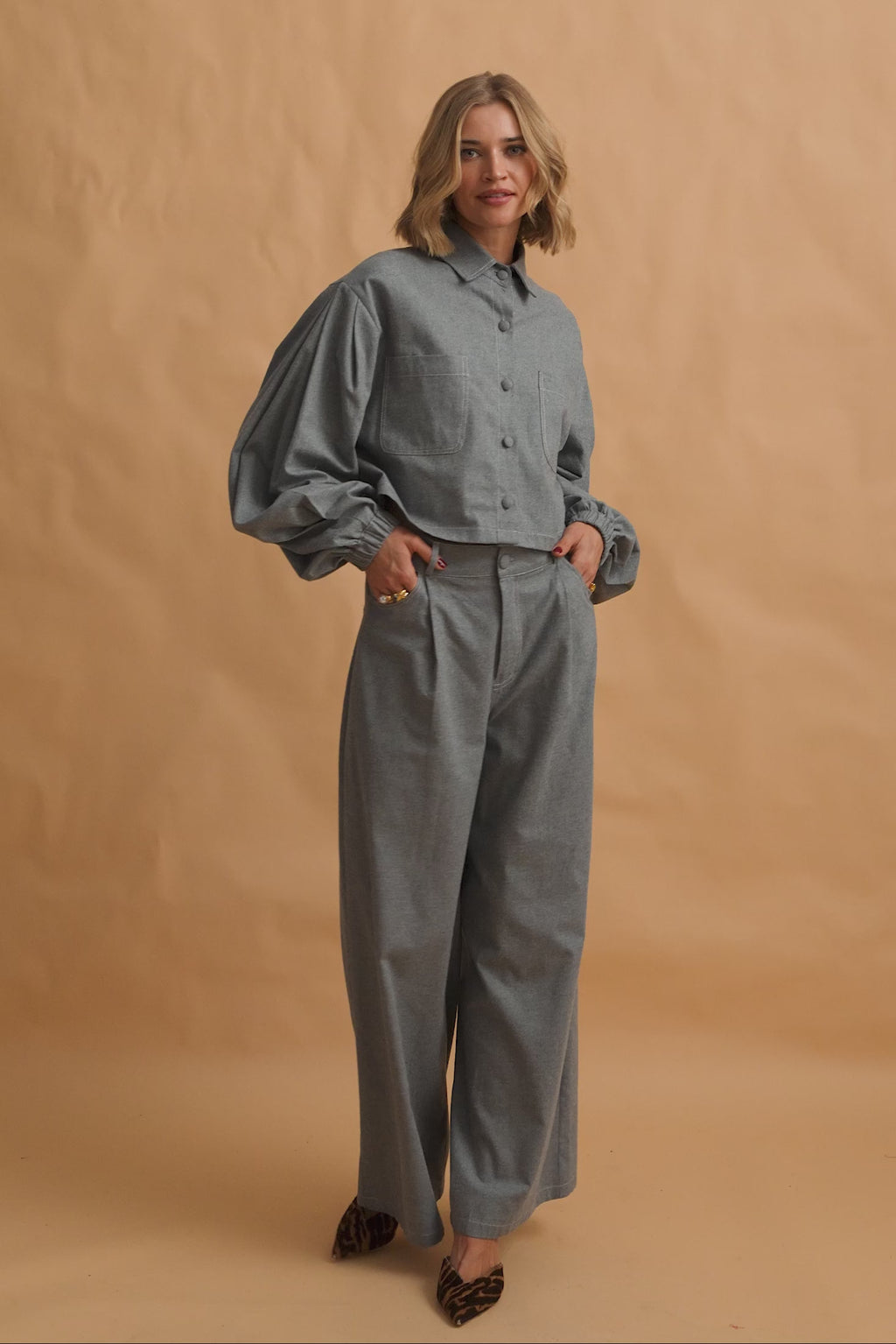 karavan clothing fashion fall winter 25 homecoming krvn collection martha trousers grey