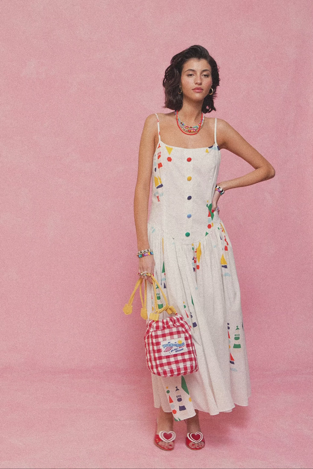 karavan clothing fashion spring summer 26 nai collection kimmy dress lighthouse white