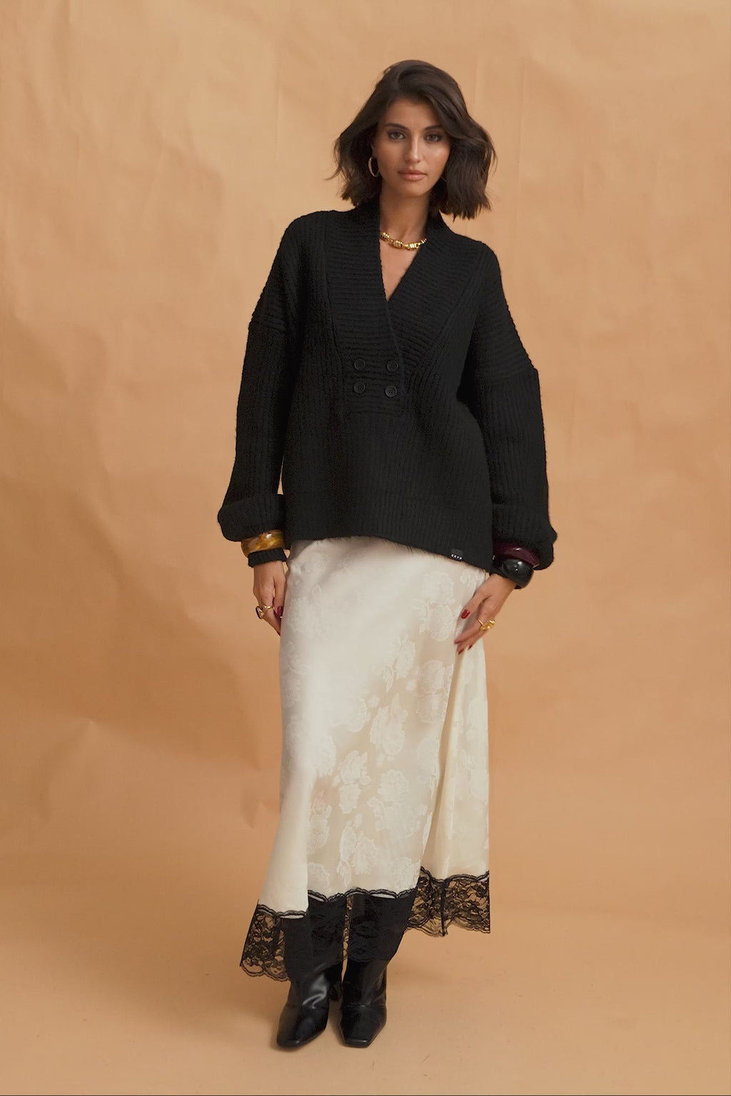 karavan clothing fashion fall winter 25 homecoming krvn collection charlotte skirt ivory