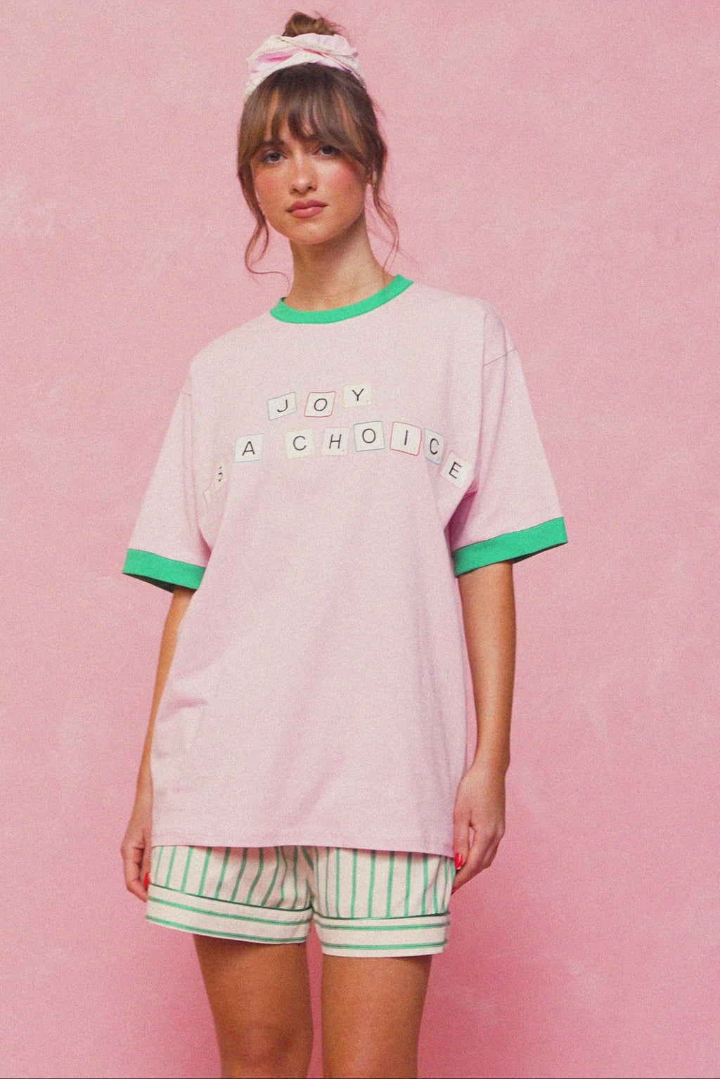 karavan clothing fashion planet homeware spring summer 26 nai collection green stripes shorts