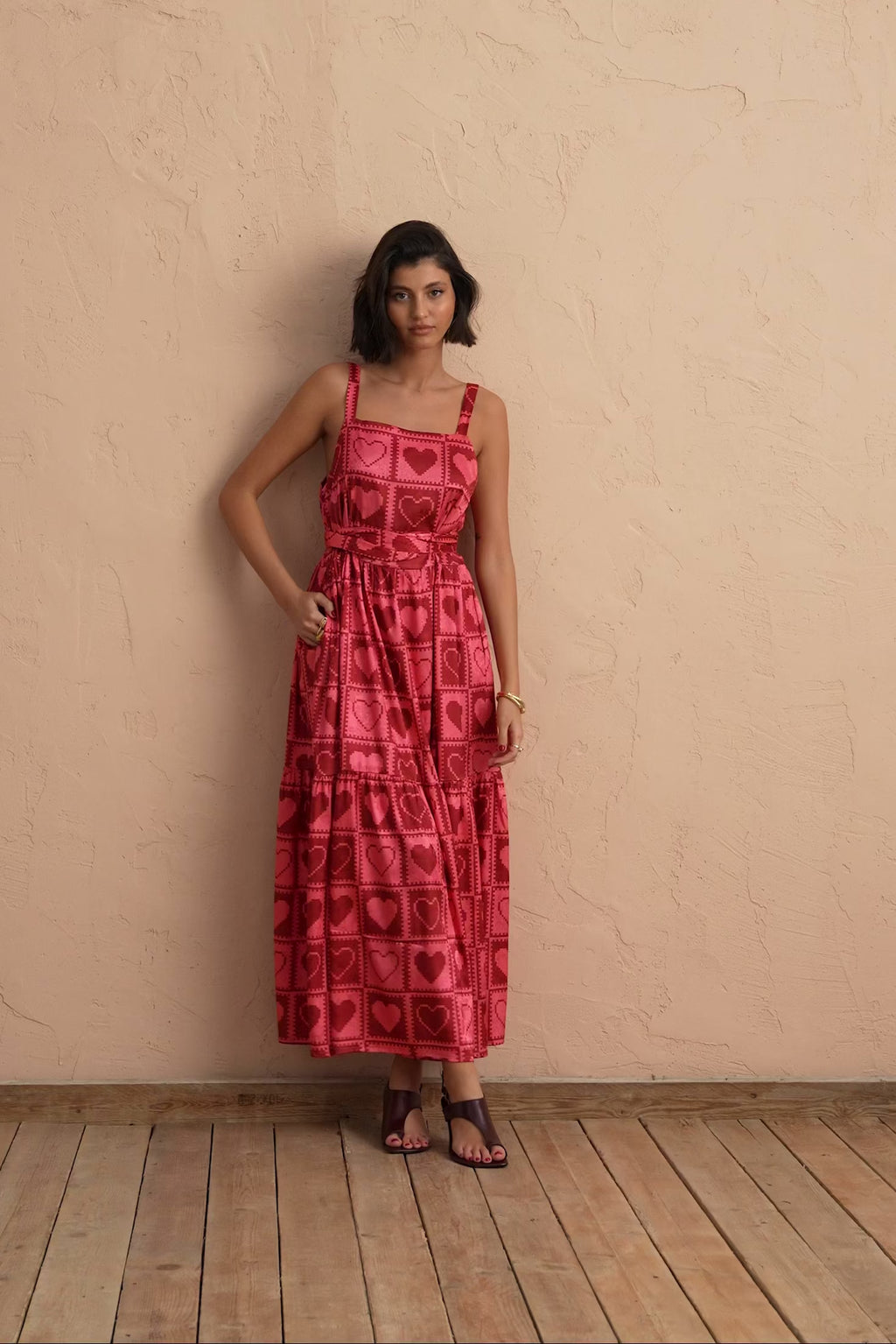karavan clothing fashion spring summer 25 olivia dress hearts