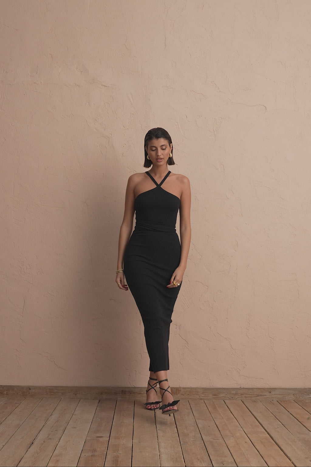 karavan clothing fashion spring summer 25 krvn eleanor dress black