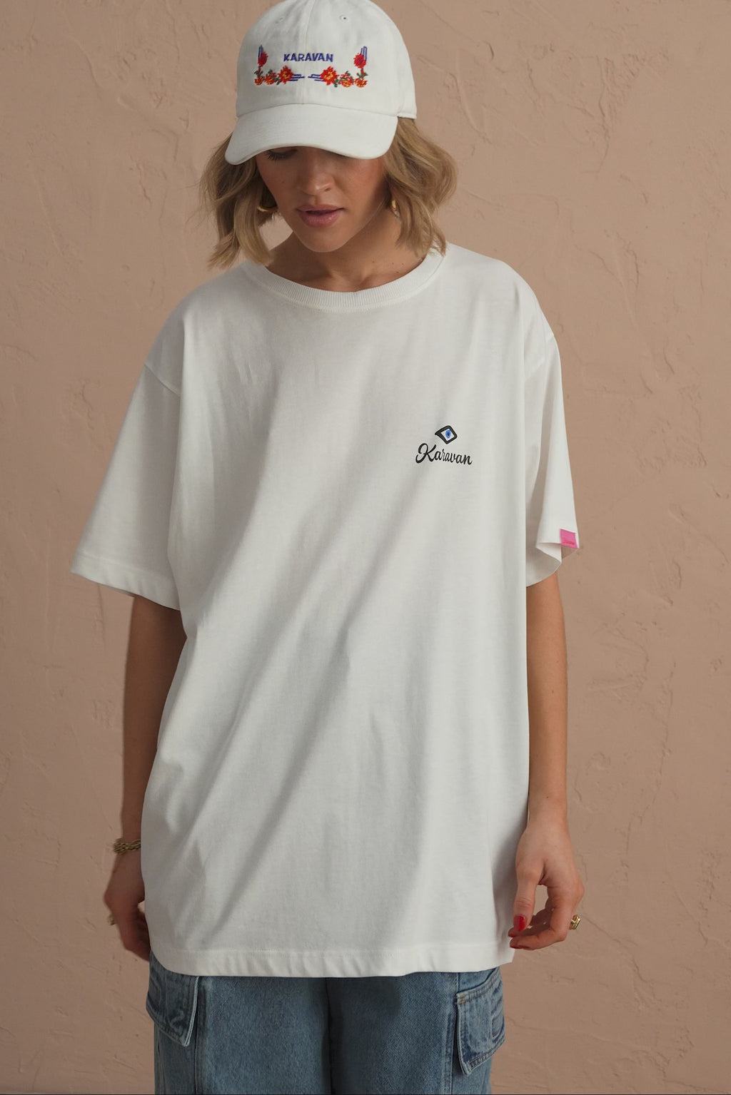 karavan clothing fashion spring summer 25 dino tee eye logo