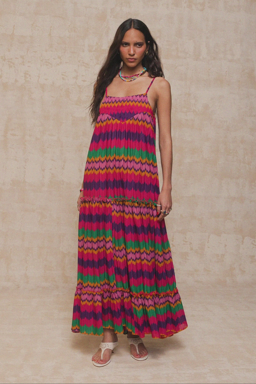 karavan clothing fashion spring summer 26 nai collection florence dress multicolor