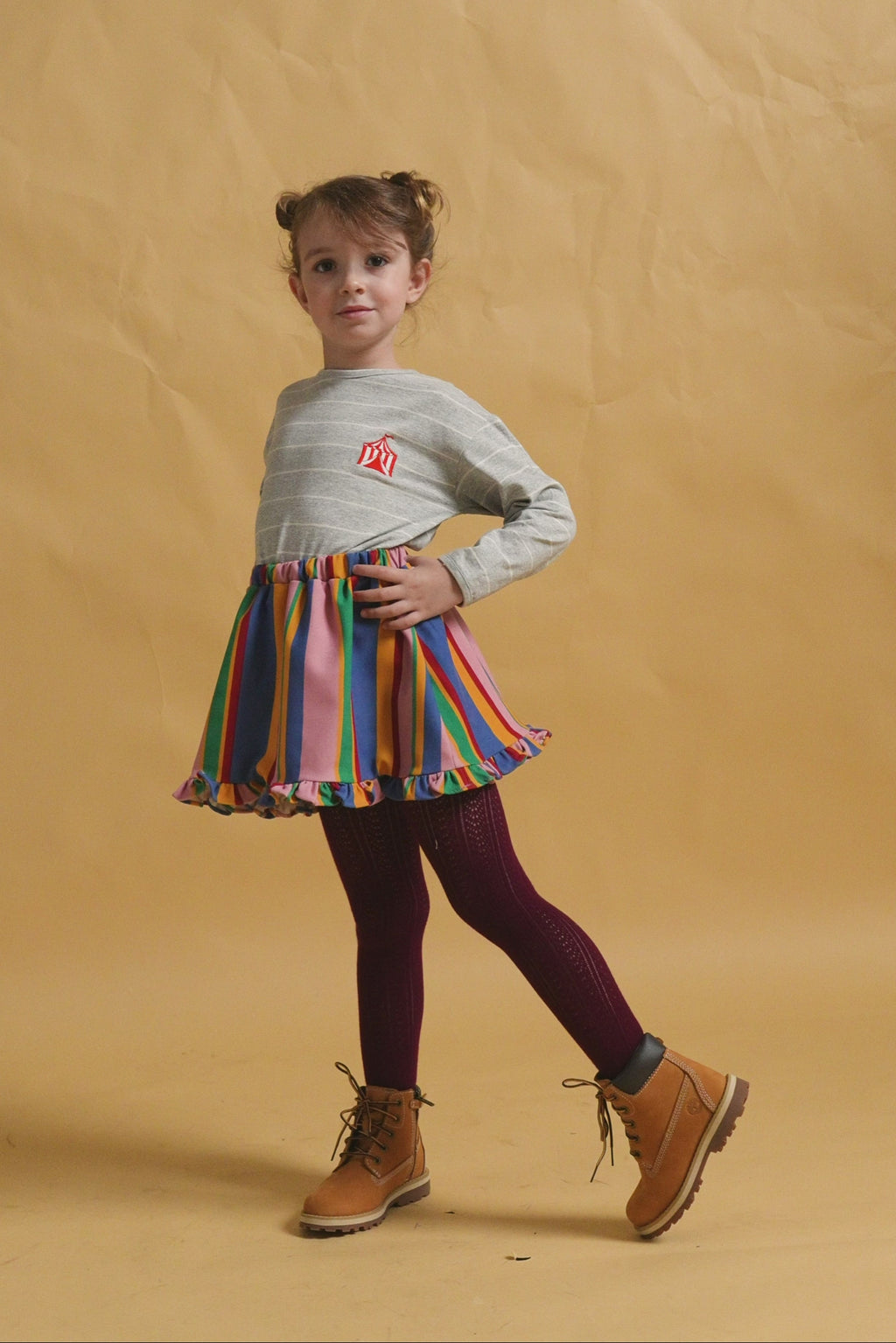 karavan clothing fashion fall winter 25 homecoming rookies collection hermione mini skirt multicolor stripes