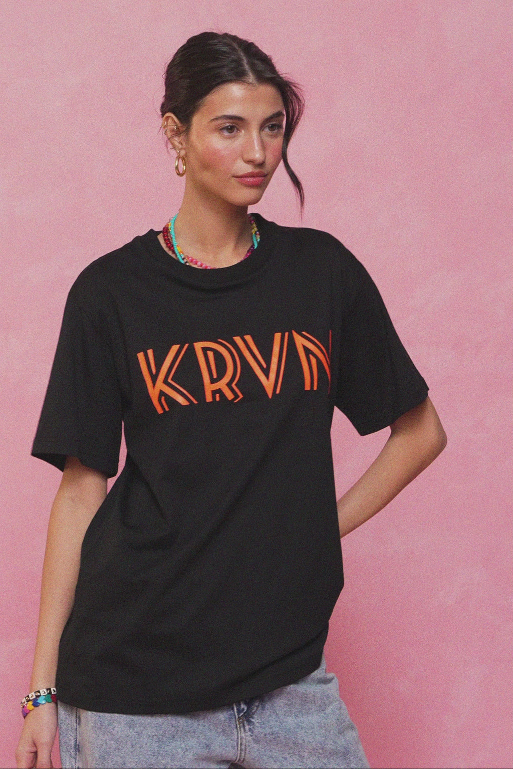 karavan clothing fashion krvn spring summer 26 nai collection blossom tee black