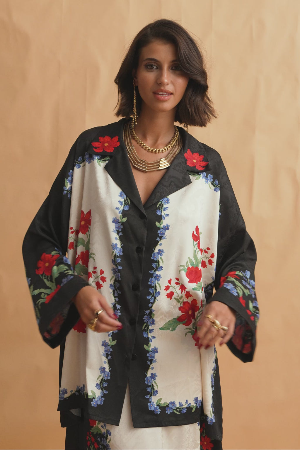 karavan clothing fashion fall winter 25 homecoming collection janet shirt