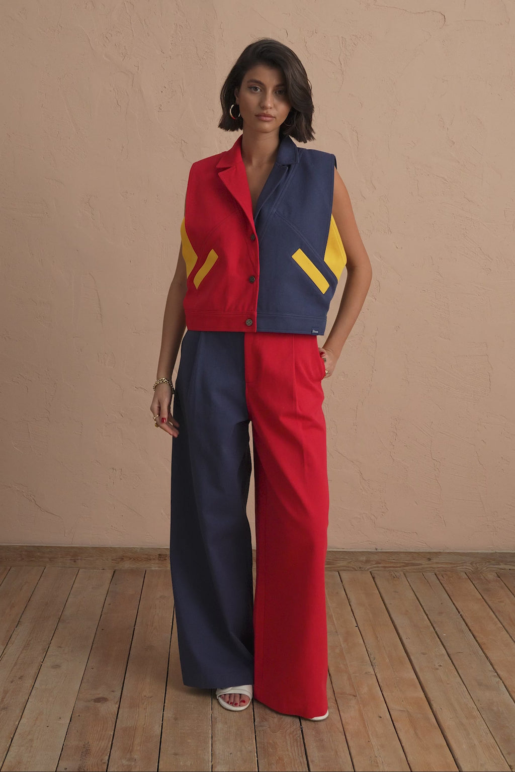 karavan clothing fashion spring summer 25 layla trousers red blue yellow