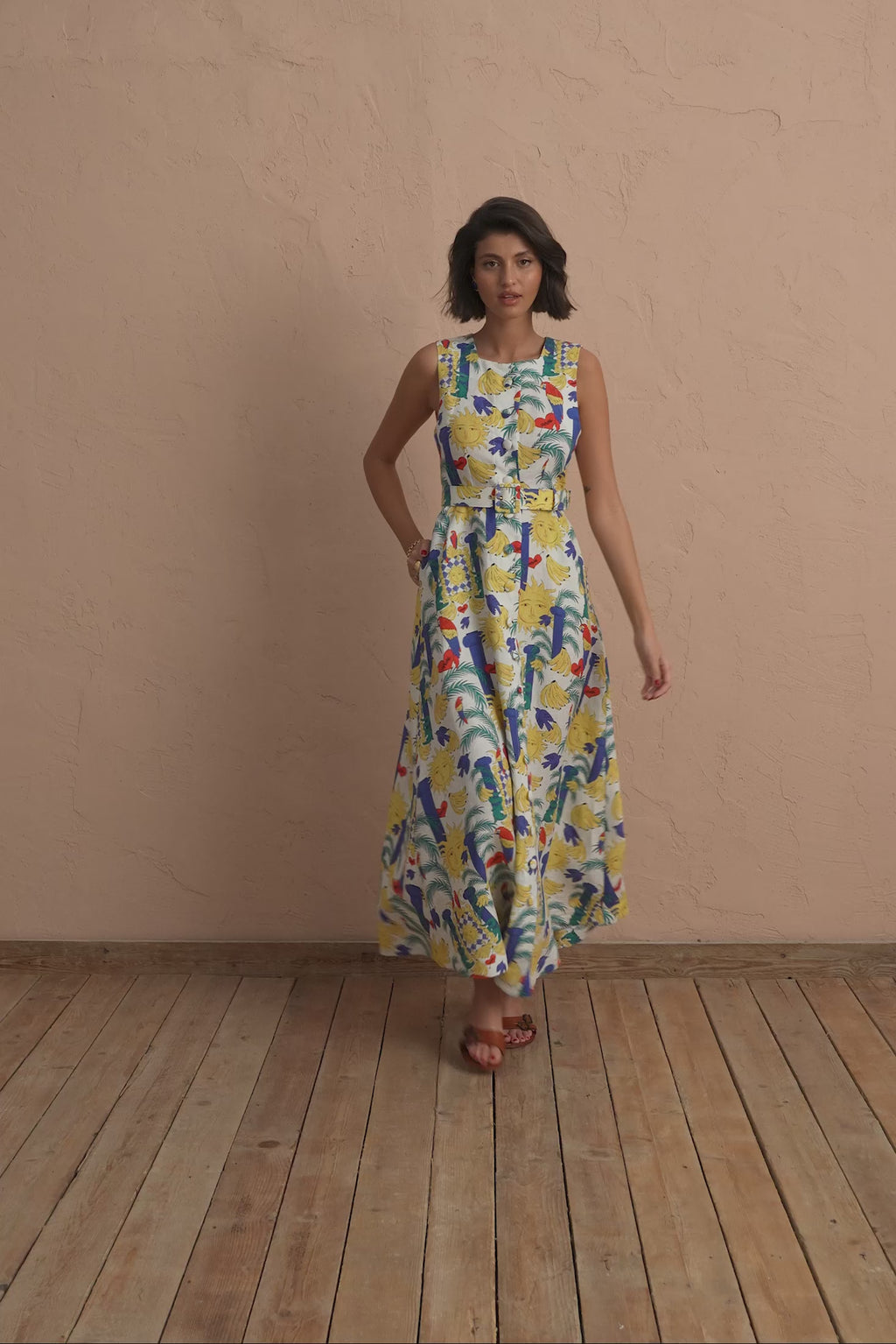 karavan clothing fashion spring summer 25 sky dress tropic sun
