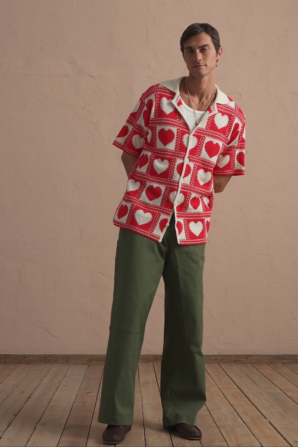 karavan clothing tosa kalokairia spring summer 25 men collection lorenzo trousers khaki
