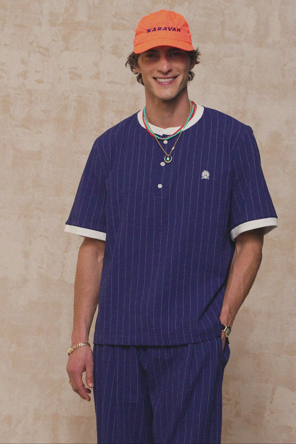 karavan clothing fashion spring summer 26 men nai collection kevin polo blue