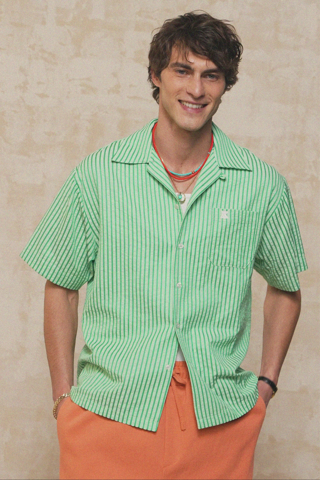 karavan clothing fashion spring summer 26 men nai collection jack shirt green