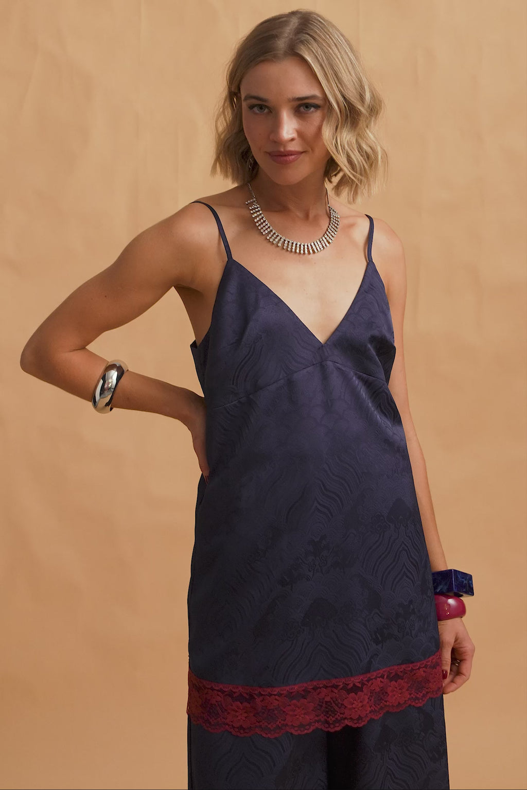 karavan clothing fashion fall winter 25 krvn homecoming collection carly top blue