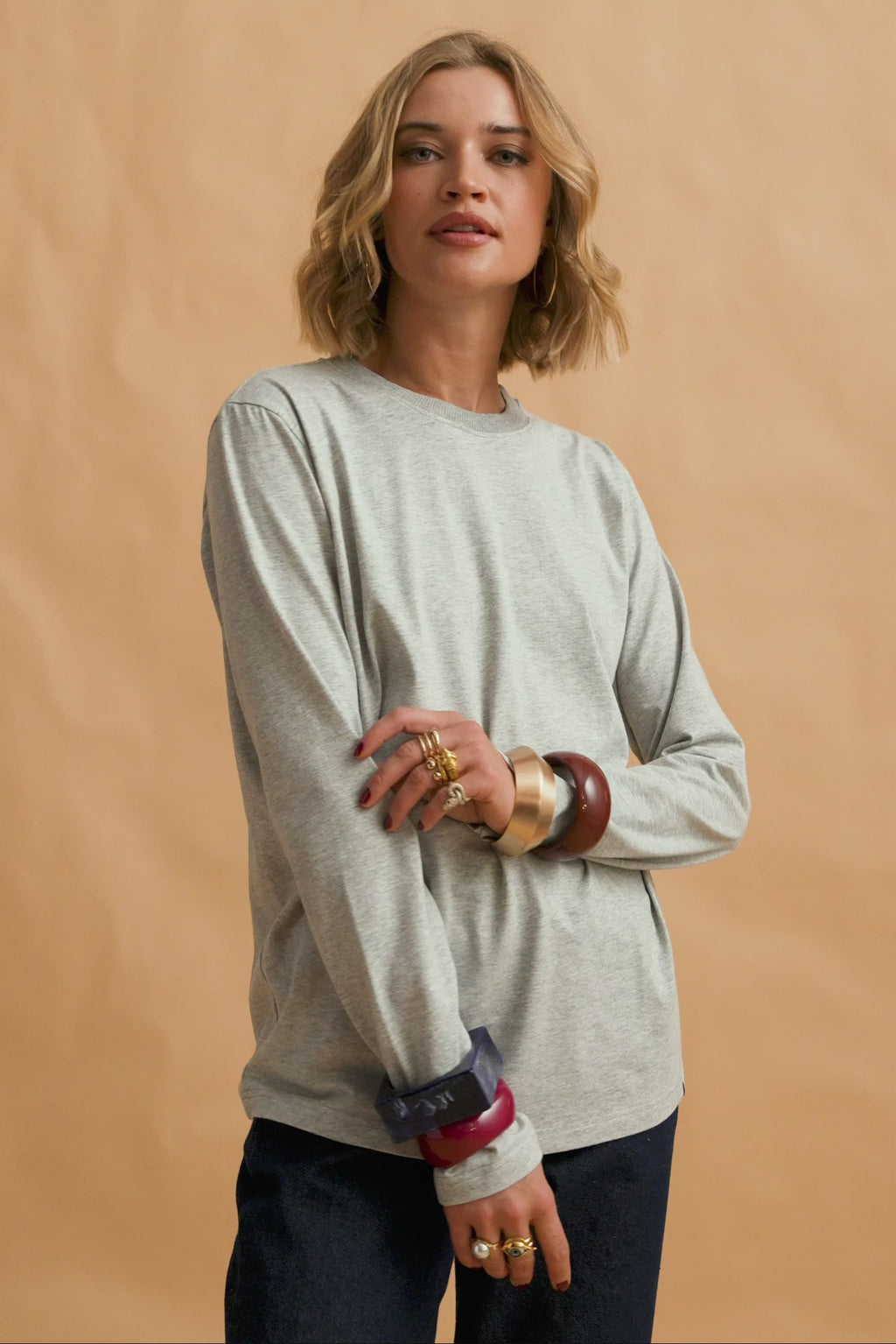 karavan clothing fashion fall winter 25 homecoming krvn collection eda longsleeve white grey