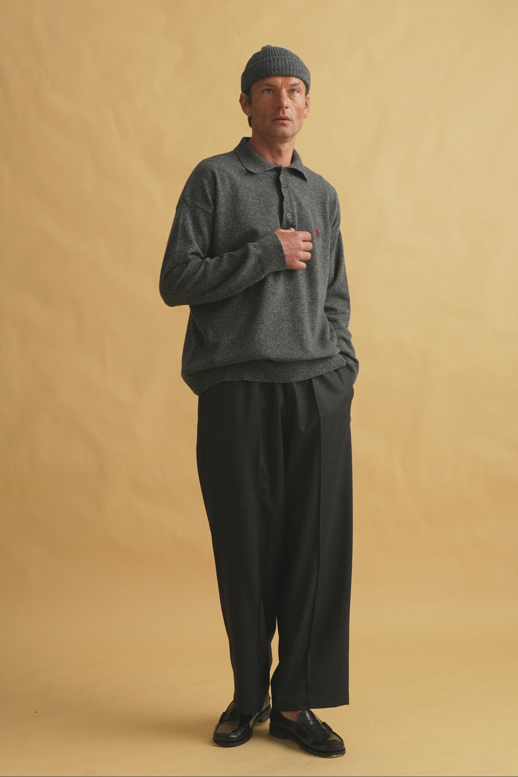karavan clothing fashion fall winter 25 homecoming men collection steven trousers anthracite