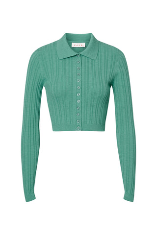 karavan clothing fashion fall winter 25 homecoming krvn collection quincy knitted top mint
