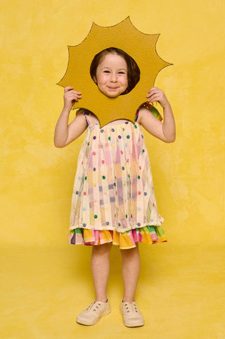 karavan clothing fashion spring summer 26 rookies collection rapunzel dress checked yellow magenta green