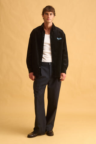 karavan clothing fashion fall winter 25 homecoming men collection raul trousers black stripes