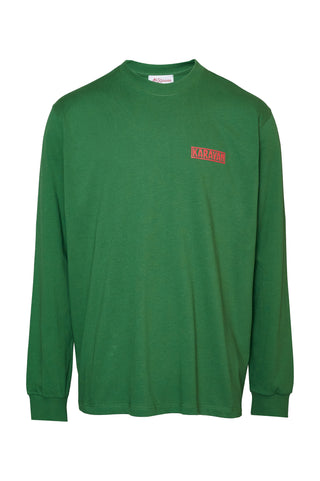 karavan clothing fashion fall winter 25 homecoming men collection orbelin longsleeve green logos
