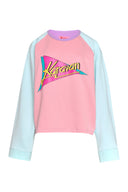 karavan fall winter 26' collection regina cropped crewneck peach