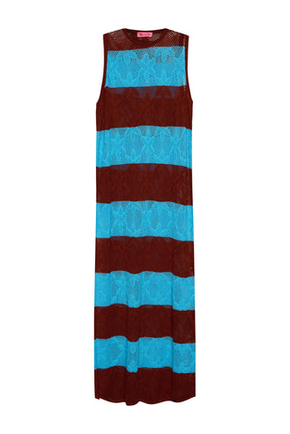 karavan clothing fashion spring summer 26 nai collection rene knitted dress brown lilac