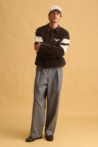 karavan clothing fashion fall winter 25 homecoming men collection roberto trousers grey