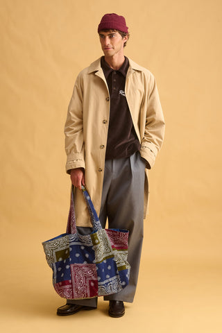 karavan clothing fashion fall winter 25 homecoming men collection bandana bag blue bordeaux