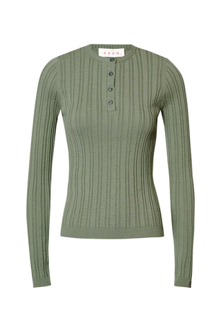 karavan clothing fashion fall winter 25 homecoming krvn collection rory knitted top khaki